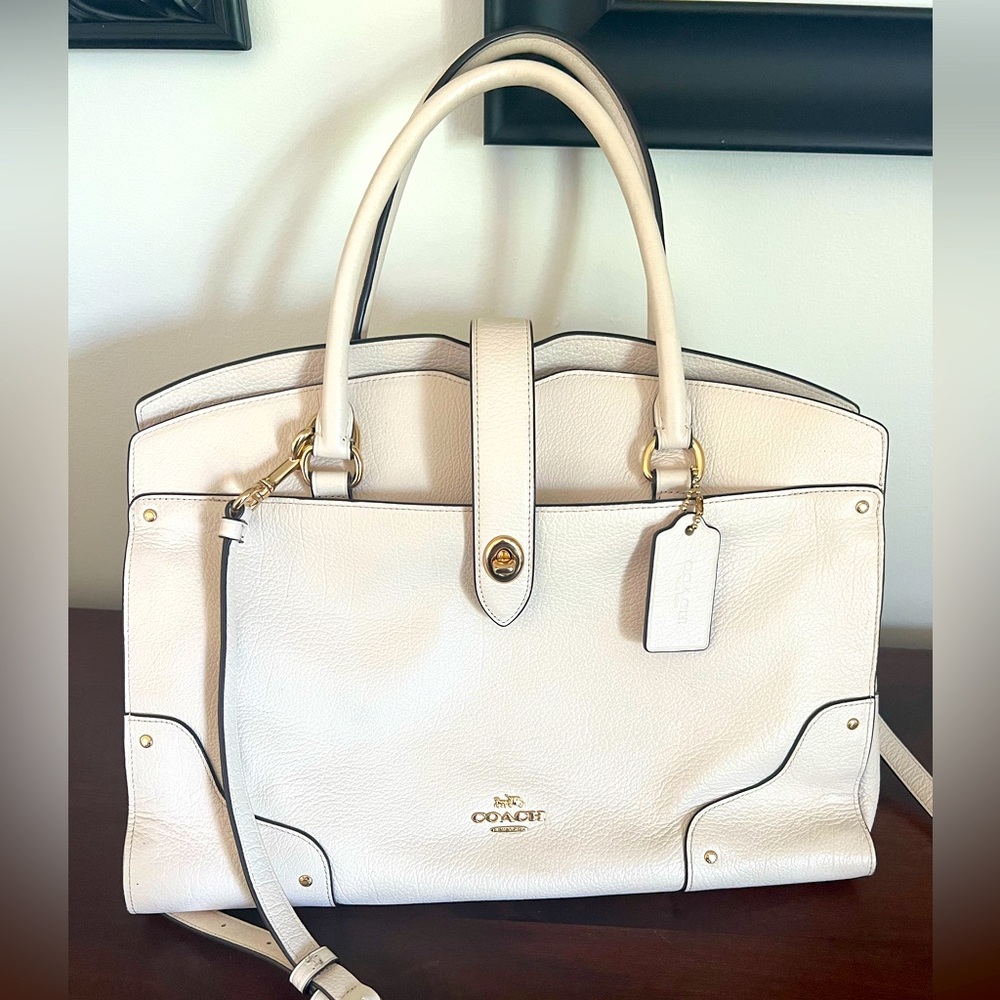Coach Mercer Crossbody - White